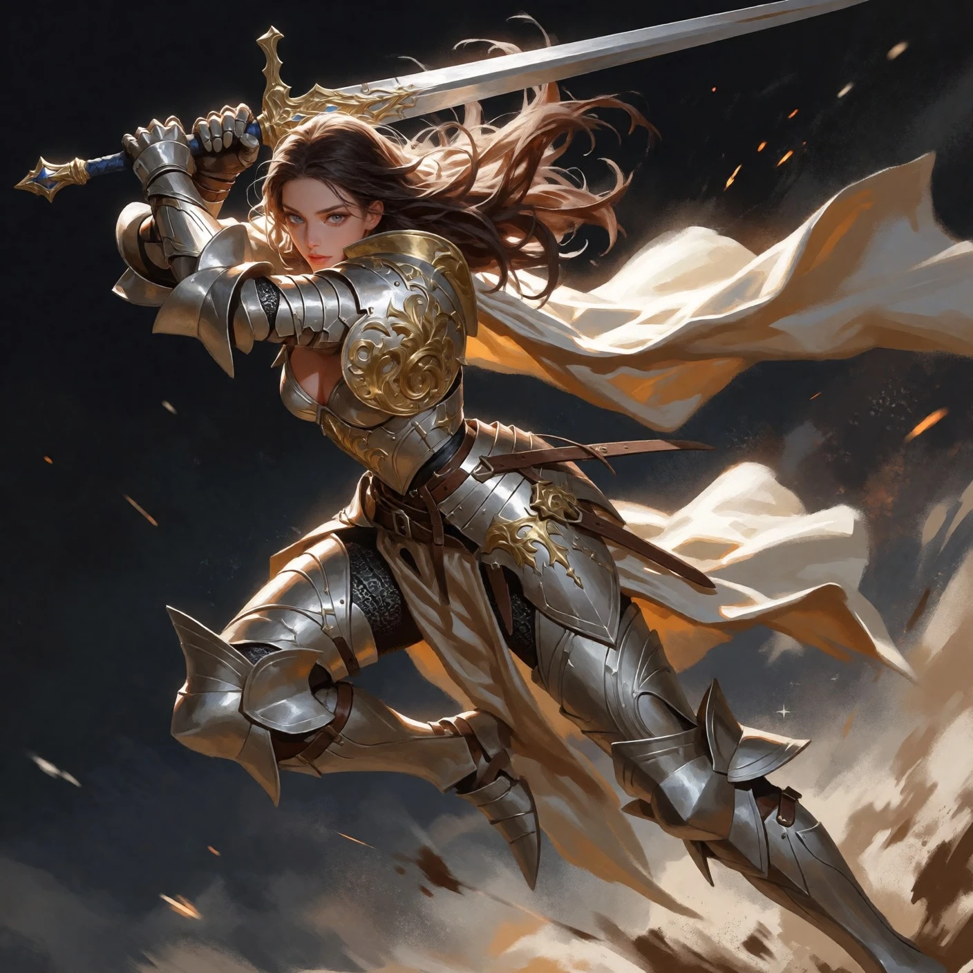 Valkyrie in Motion — Style LoRA Study