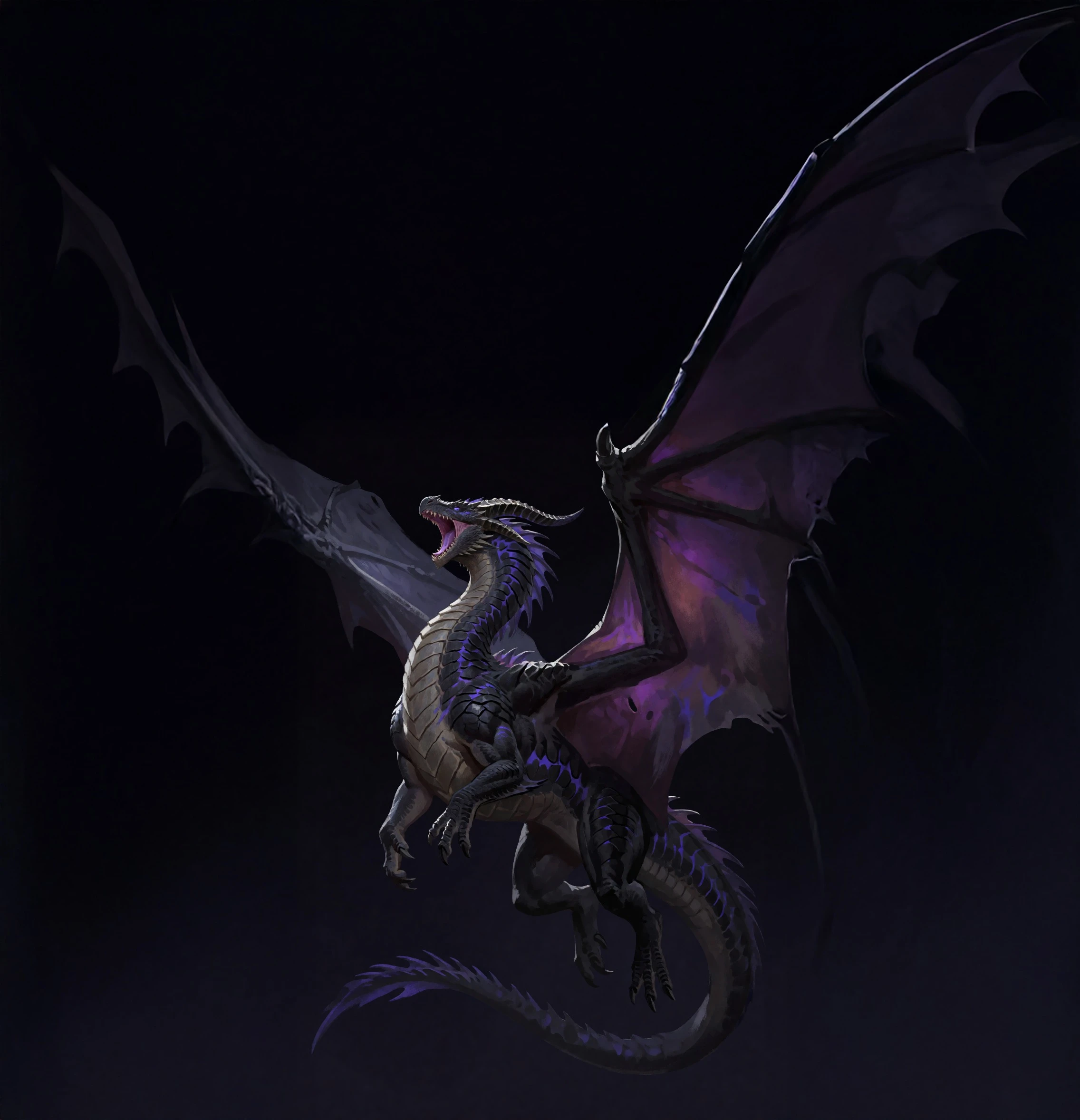 Shadow Dragon — Creature Concept