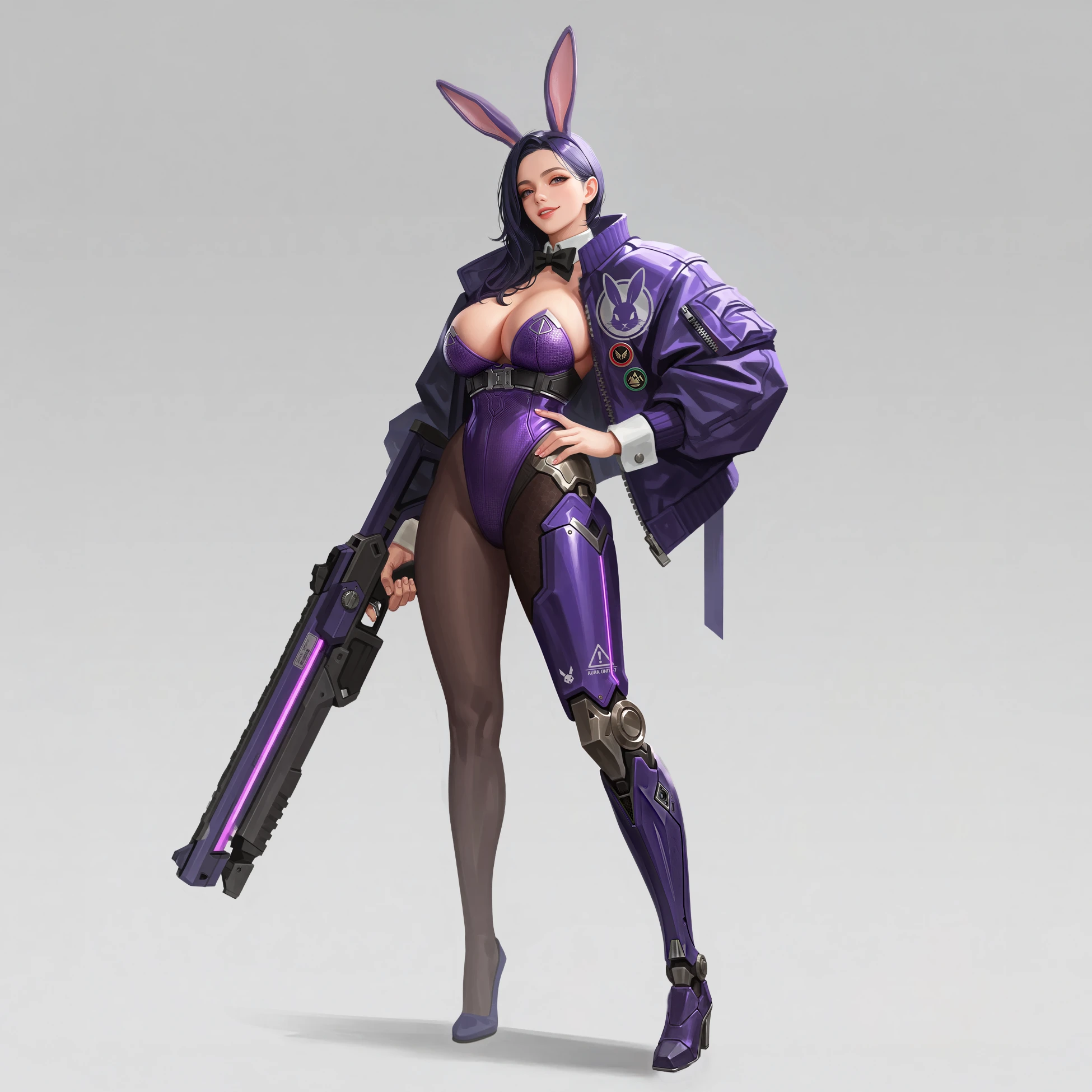 Shooter Bunny — Amethyst · Key Art & Sheets