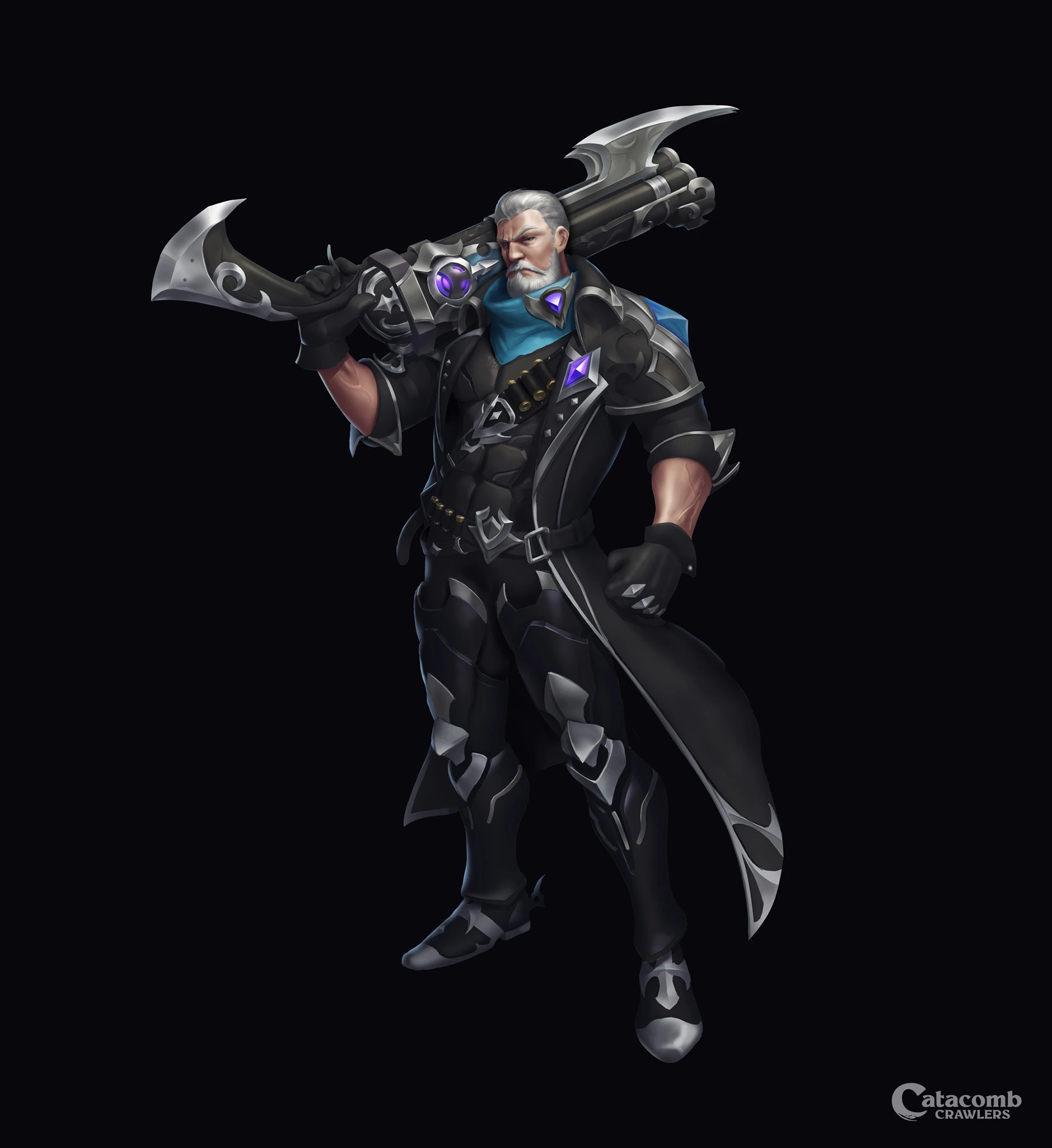 Catacomb Crawlers Gunner — Hand-drawn