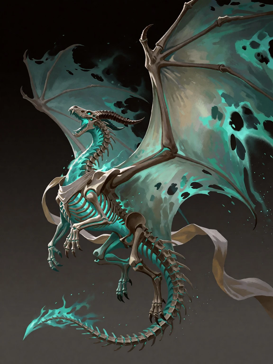 Pre-expansion concept — the original framing before the wings were extended and the horns redesigned.